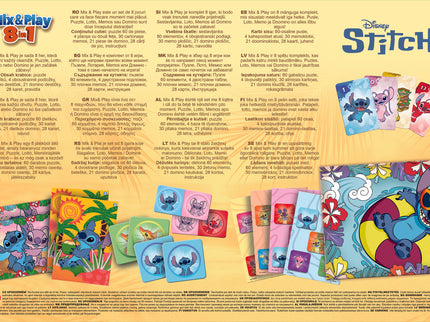 TREFL DISNEY STITCH lauamängude komplekt 8in1 Mix&play