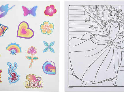 CRAYOLA Värvi- ja kleebisteraamat Printsessid