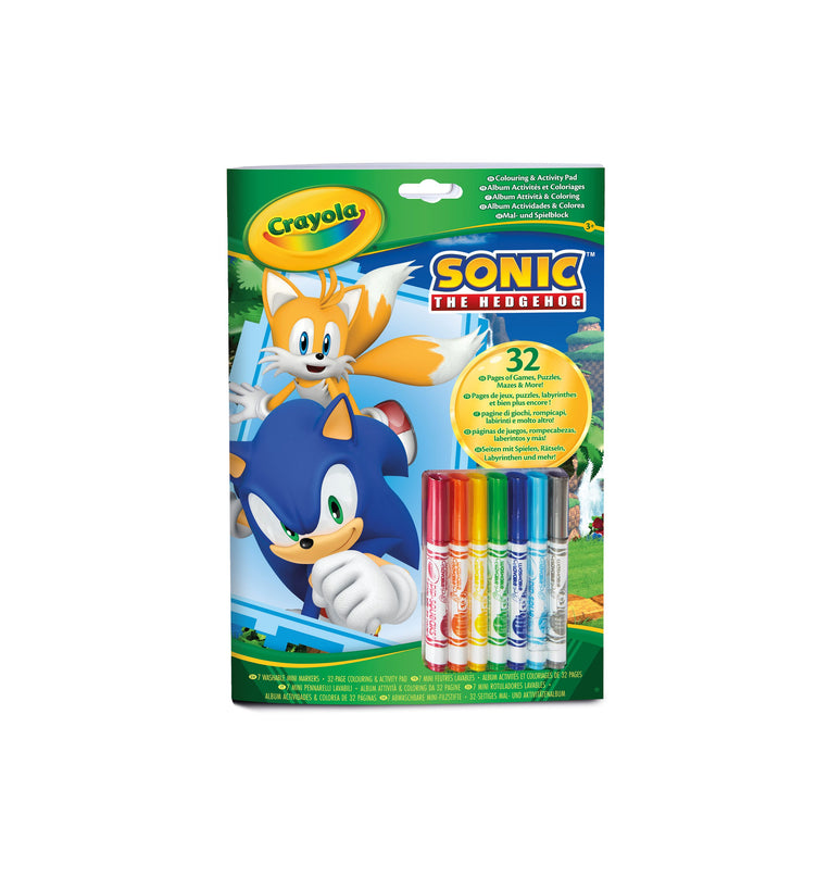 CRAYOLA SONIC Värvimis- ja tegevusraamat