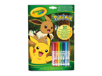CRAYOLA POKEMON Värvimis- ja tegevusraamat