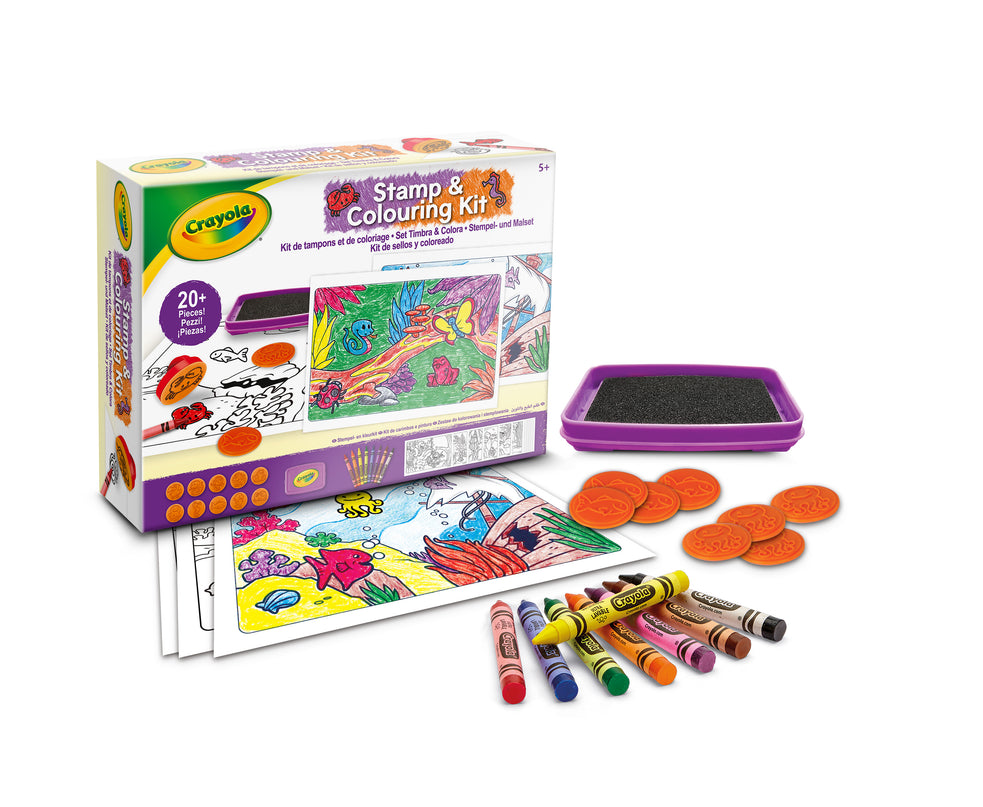 CRAYOLA Värvimiskomplekt templitega