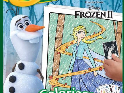 CRAYOLA FROZEN Värvimis- ja kleepimisraamat