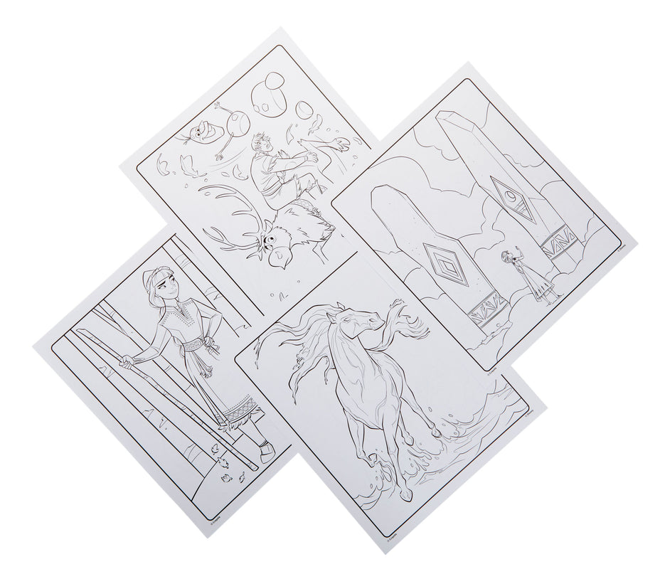 CRAYOLA FROZEN Värvimis- ja kleepimisraamat