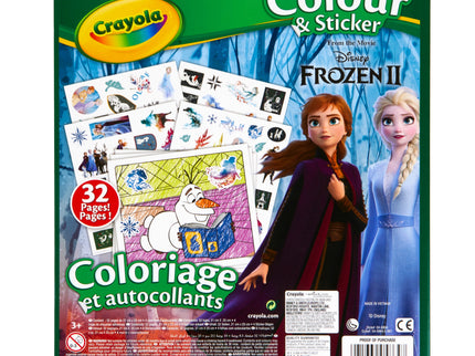 CRAYOLA FROZEN Värvimis- ja kleepimisraamat