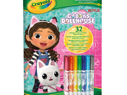CRAYOLA GABBY´S DOLLHOUSE Värvimis- ja tegevusraamat
