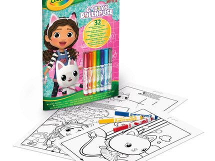 CRAYOLA GABBY´S DOLLHOUSE Värvimis- ja tegevusraamat