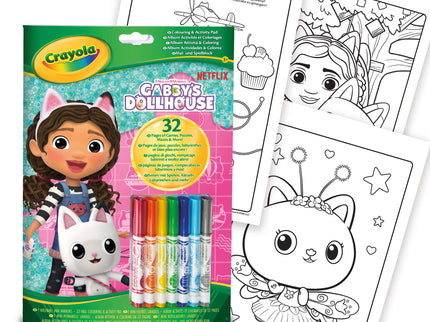 CRAYOLA GABBY´S DOLLHOUSE Värvimis- ja tegevusraamat
