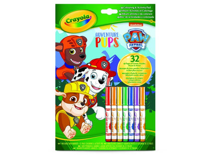 CRAYOLA PAW PATROL Värvimisraamat markeritega