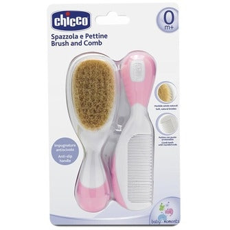 CHICCO Kammi- ja harja komplekt, roosa