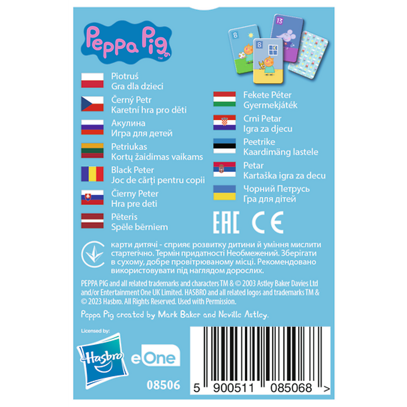 TREFL PEPPA PIG Kaardimäng Põrsas Peppa