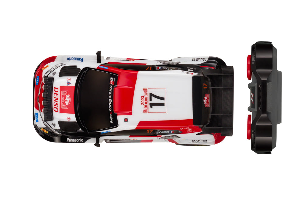 NIKKO raadioteel juhitav auto Night Mode - Toyota Gazoo Racing - Ogier, skaala 1:18