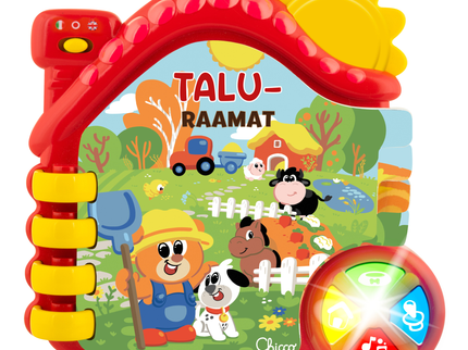 CHICCO interaktiivne mänguasi Taluraamat (eesti ja inglise keeles)