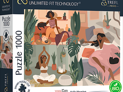 TREFL Prime pusle Jooga Cats Coffee Tere hommikust, 1000 osa