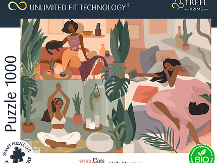 TREFL Prime pusle Jooga Cats Coffee Tere hommikust, 1000 osa