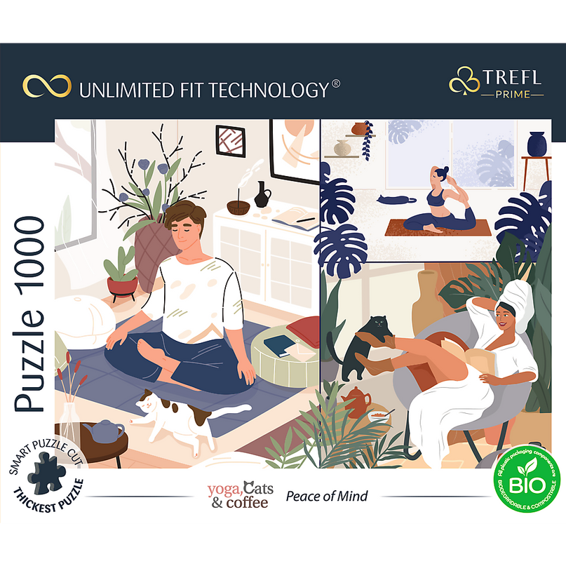 TREFL Prime pusle Jooga Kassid Kohv Meelerahu, 1000 osa