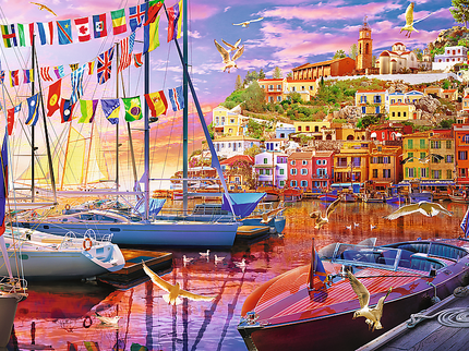 TREFL Prime pusle VacayTime Sailboats, 1000 osa