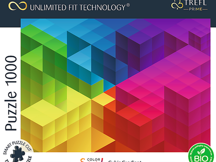 TREFL Prime pusle Color Splash Cubic Gradient, 1000 osa