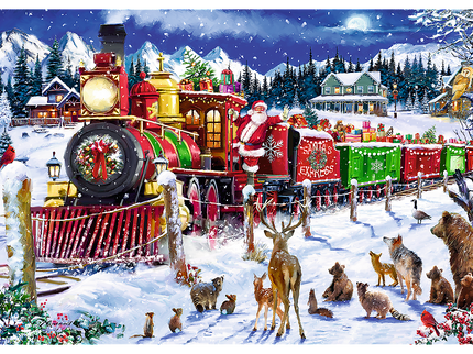 TREFL Prime pusle Jõuluaeg: Jõuluvana Ekspress, 1000 osa