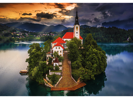 TREFL Premium Plus pusle Bled järv, Sloveenia, 1000 osa