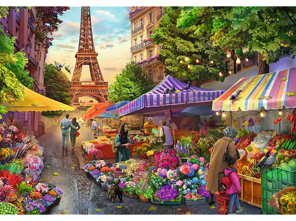 TREFL Premium Plus pusle Pariisi lilleturg, 1000 osa