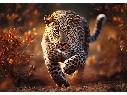 TREFL Premium Plus pusle Metsik leopard, 1000 osa