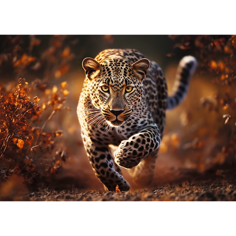 TREFL Premium Plus pusle Metsik leopard, 1000 osa