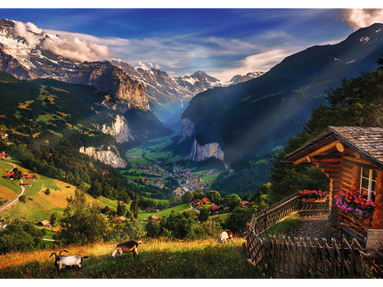 TREFL Premium Plus pusle Lauterbrunnen Valley, 1000 osa