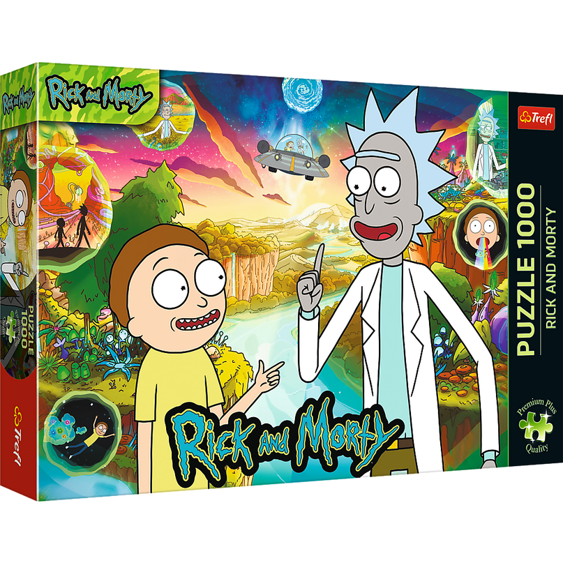 TREFL Premium Plus pusle Rick ja Morty, 1000 osa