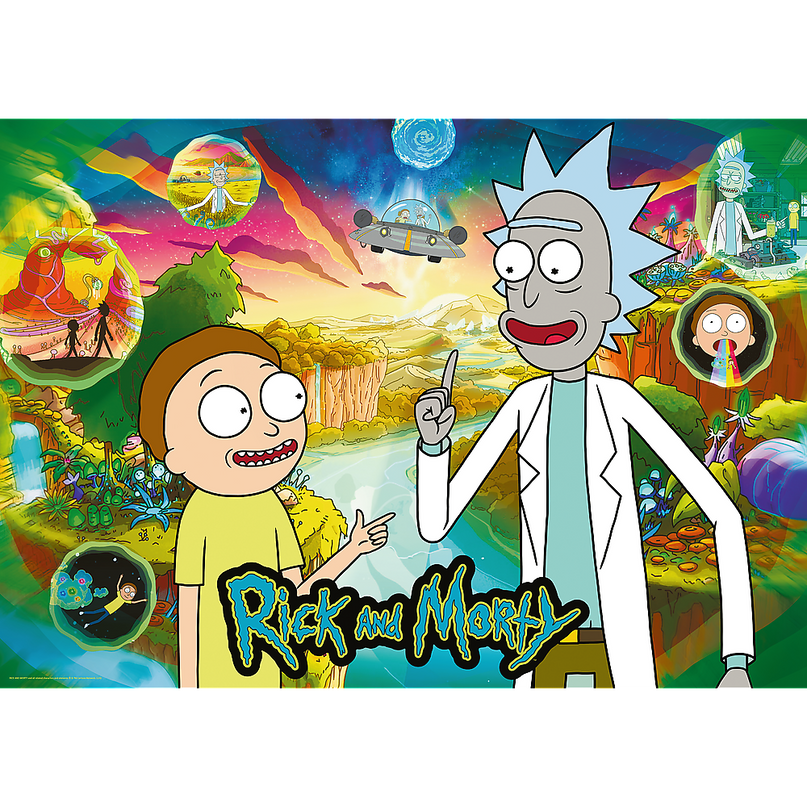 TREFL Premium Plus pusle Rick ja Morty, 1000 osa