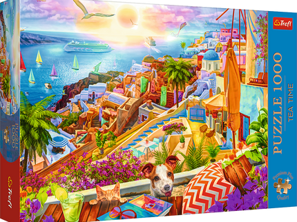 TREFL Premium Plus Pusle Santorini, Kreeka, 1000 osa