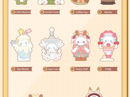 LUCKY EMMA figuuri pimepakk -Secret Forest Coffee shop Series