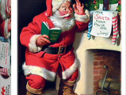 TREFL Pusle Coca-Cola: Jõuluvana kamina juures, 1000 osa