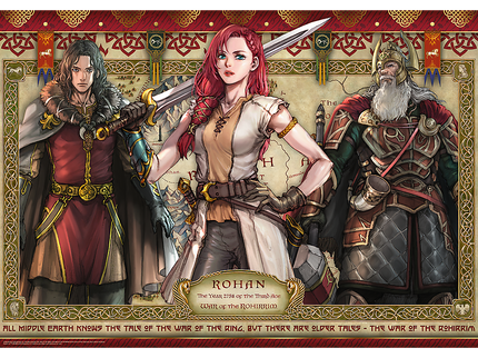 TREFL THE LORD OF THE RINGS Pusle Rohhirrimite sõda, 1000 osa