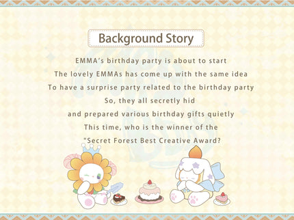 LUCKY EMMA figuuri pimepakk - Secret Forest Birthday Party Series
