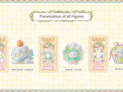 LUCKY EMMA figuuri pimepakk - Secret Forest Birthday Party Series