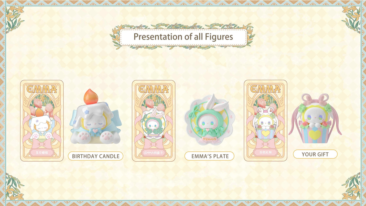 LUCKY EMMA figuuri pimepakk - Secret Forest Birthday Party Series