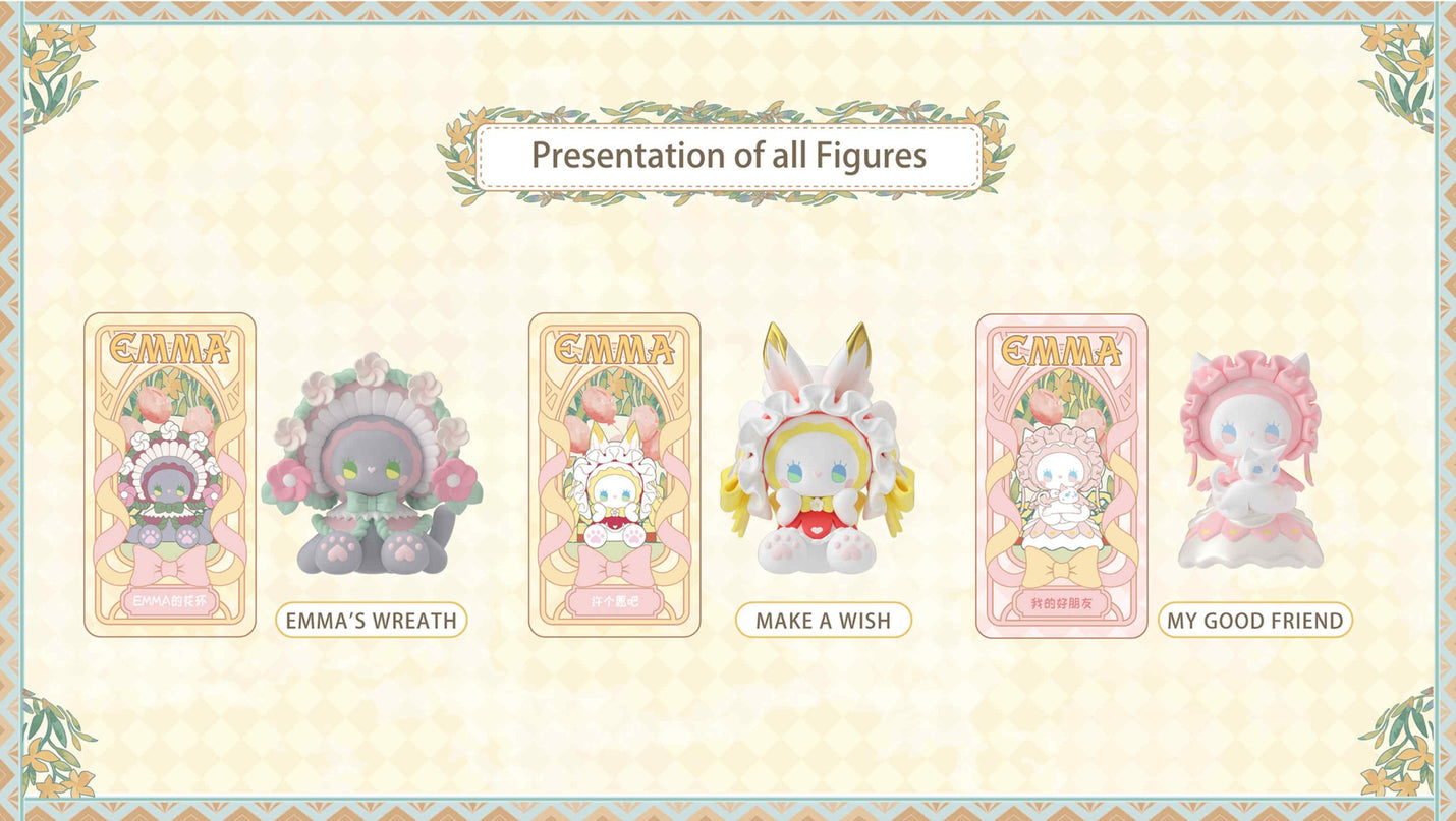 LUCKY EMMA figuuri pimepakk - Secret Forest Birthday Party Series