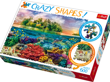 TREFL CRAZY SHAPES Pusle Troopiline saar, 600 osa