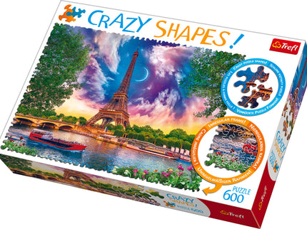 TREFL CRAZY SHAPES Pusle Pariis, 600 osa