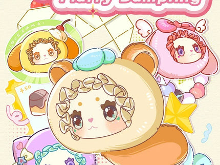 LOVELY EMMA pehme võtmehoidja pimepakk - Fluffy Dumpling Series