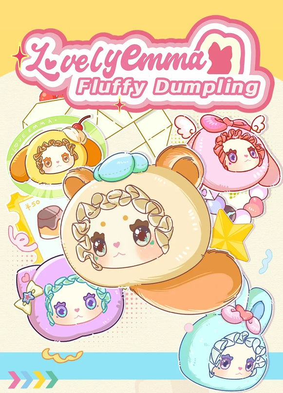 LOVELY EMMA pehme võtmehoidja pimepakk - Fluffy Dumpling Series