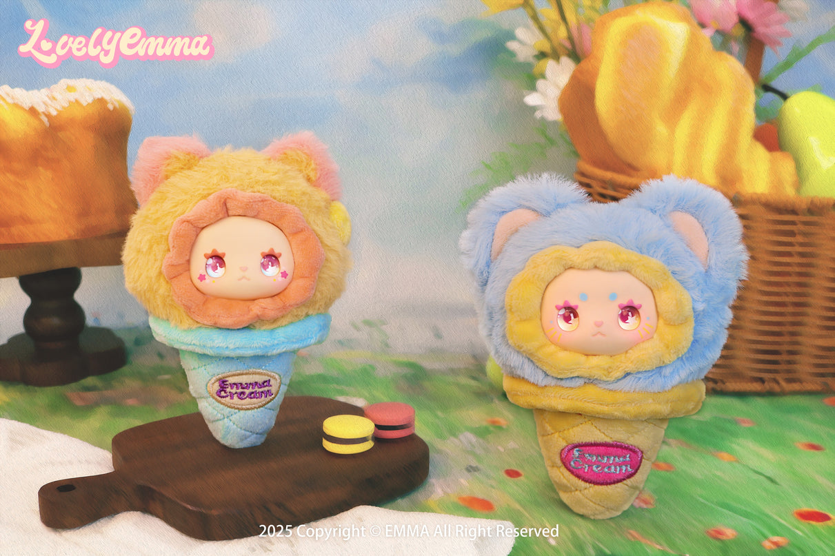 LOVELY EMMA pehme võtmehoidja pimepakk - Scoop Ice Cream Series