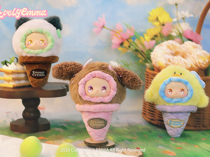 LOVELY EMMA pehme võtmehoidja pimepakk - Scoop Ice Cream Series