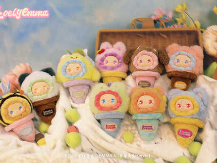 LOVELY EMMA pehme võtmehoidja pimepakk - Scoop Ice Cream Series