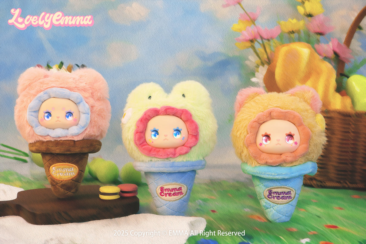 LOVELY EMMA pehme võtmehoidja pimepakk - Scoop Ice Cream Series