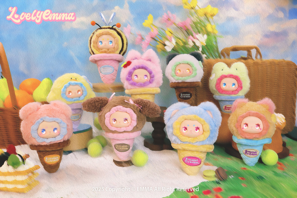 LOVELY EMMA pehme võtmehoidja pimepakk - Scoop Ice Cream Series