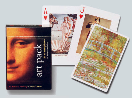 PIATNIK Traditsioonilised mängukaardid, kunsti teemaga