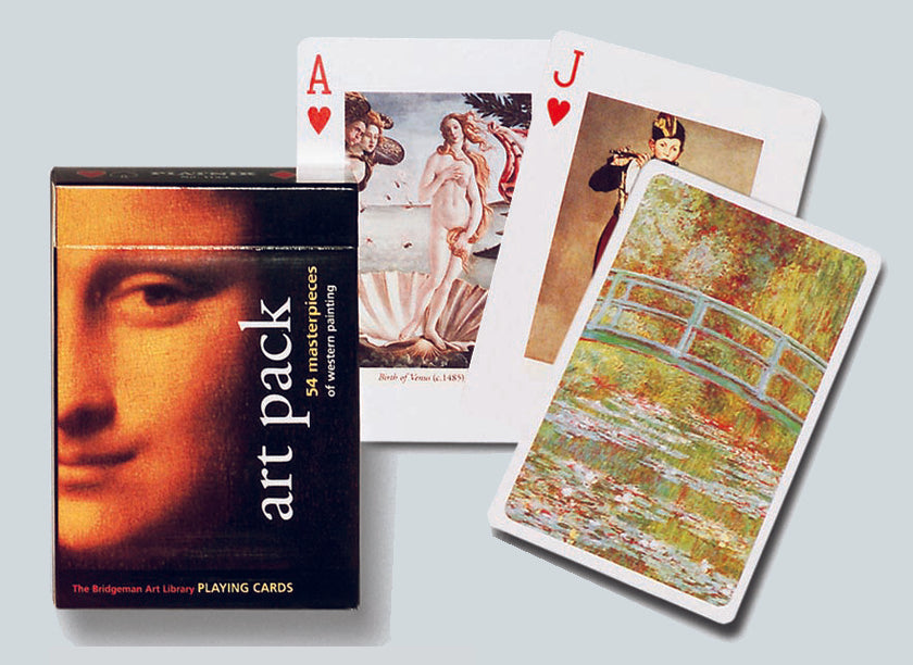 PIATNIK Traditsioonilised mängukaardid, kunsti teemaga