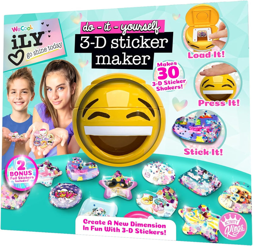 WECOOL DIY komplekt 3D kleebised