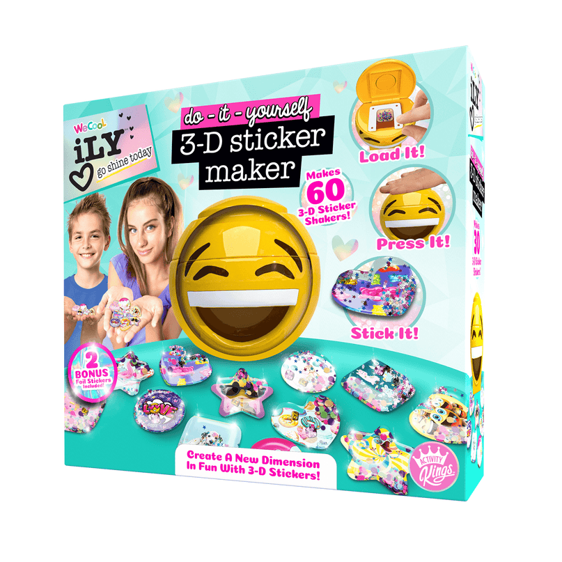 WECOOL DIY komplekt 3D kleebised